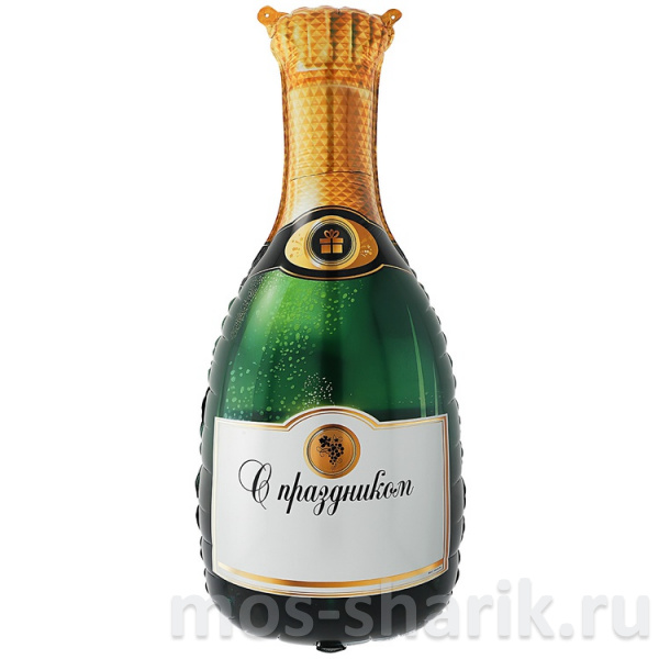 Фольгированный шар «Бутылка шампанского»