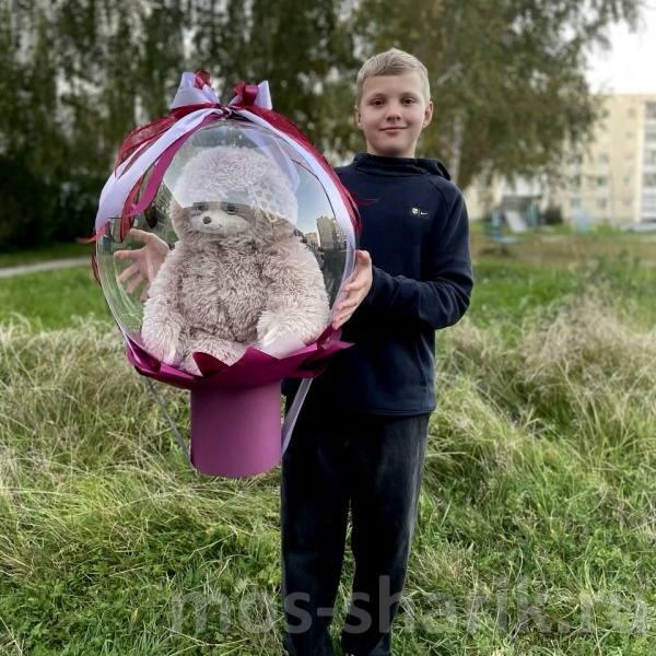 Композиция баблобокс Секрет в шаре