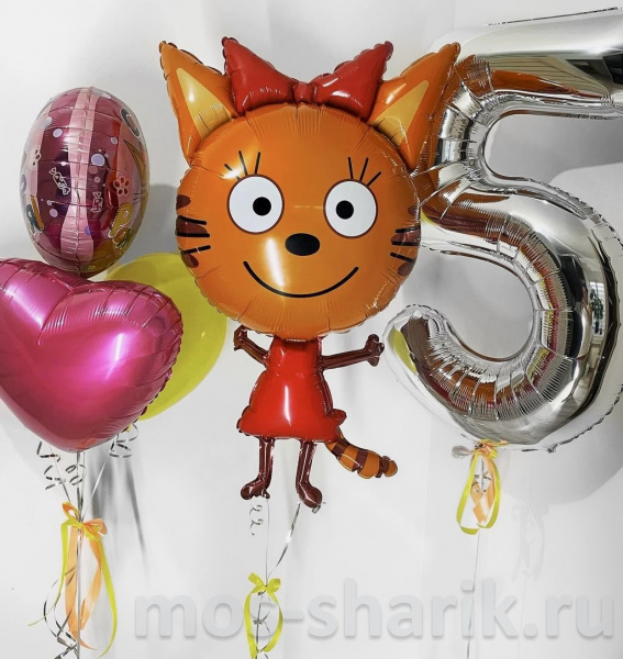 Воздушные шары на день рождения «Карамелька» из "Три кота"