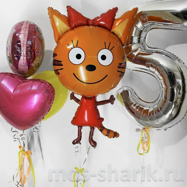 Воздушные шары на день рождения Карамелька из Три кота