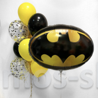Набор воздушных шаров Эмблема Бэтмена