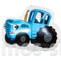 Фольгированный шар Синий трактор, 66 см