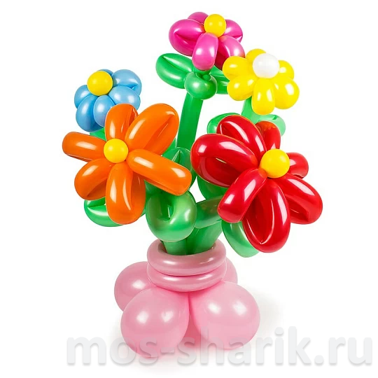 Букет цветов из воздушных шаров Рандеву