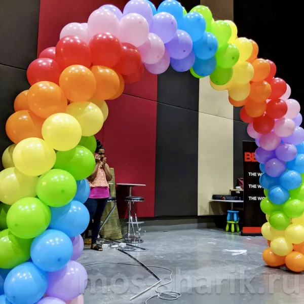 Арка из воздушных шаров заказать оформление арки шарами на свадьбу - Esta Fiesta